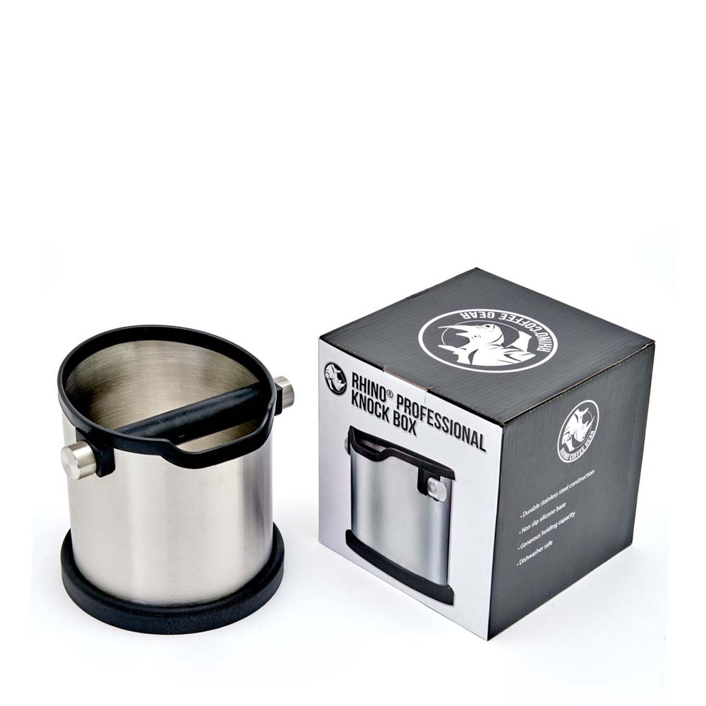 RWKNOCKSS Rhino Coffee Gear Knock Box deluxe recht Knock Box deluxe retail