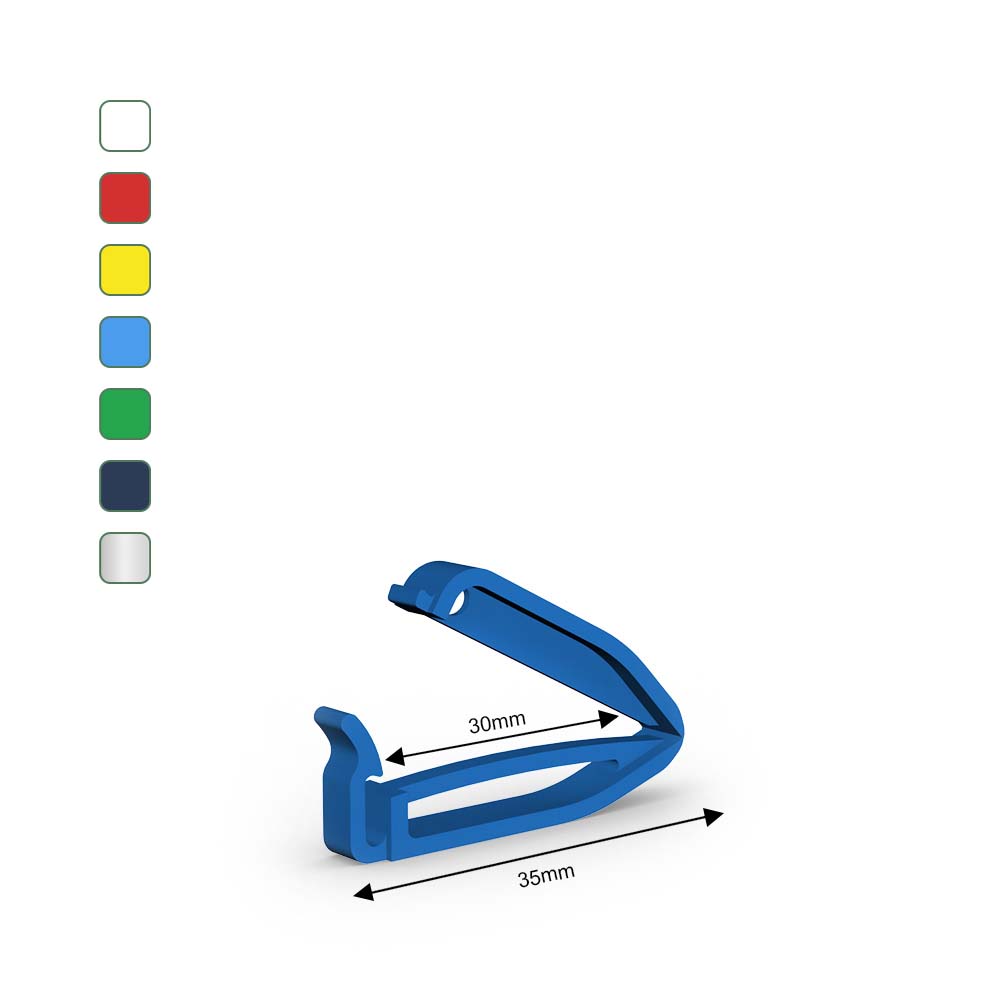 [1103004] WeLoc PP 30 sluitklem (blauw)