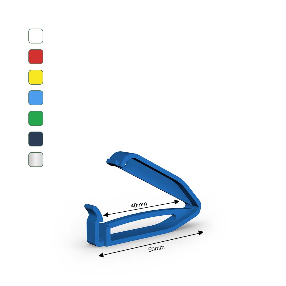 [1104004] WeLoc PP 40 sluitklem (blauw)
