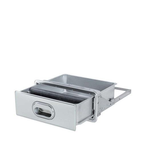 [3074] Priolinox uitkloplade RVS inbouw