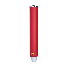 Bekerdispenser XL 'Pull' wandmontage rood
