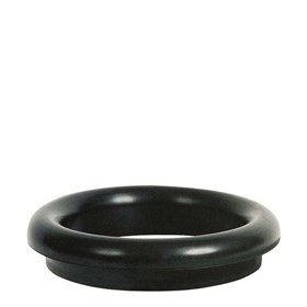 Afvaldoorvoer [Ø208 x 50 mm] mat zwart