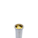 Bekerdispenser XL inbouw RVS horizontaal