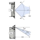 Touch sensorbereik afvalklep AZ-AT touchless
