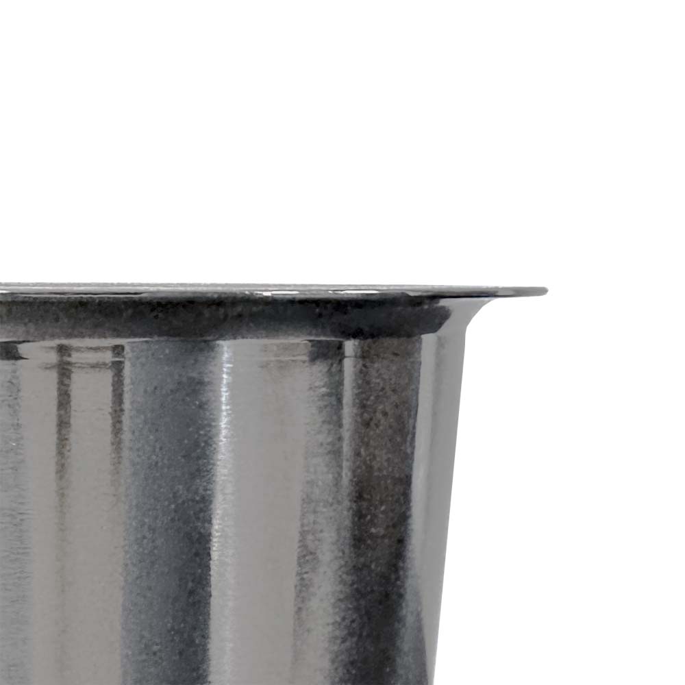 Detail hoek flens RVS doorvoeren EK44x-serie