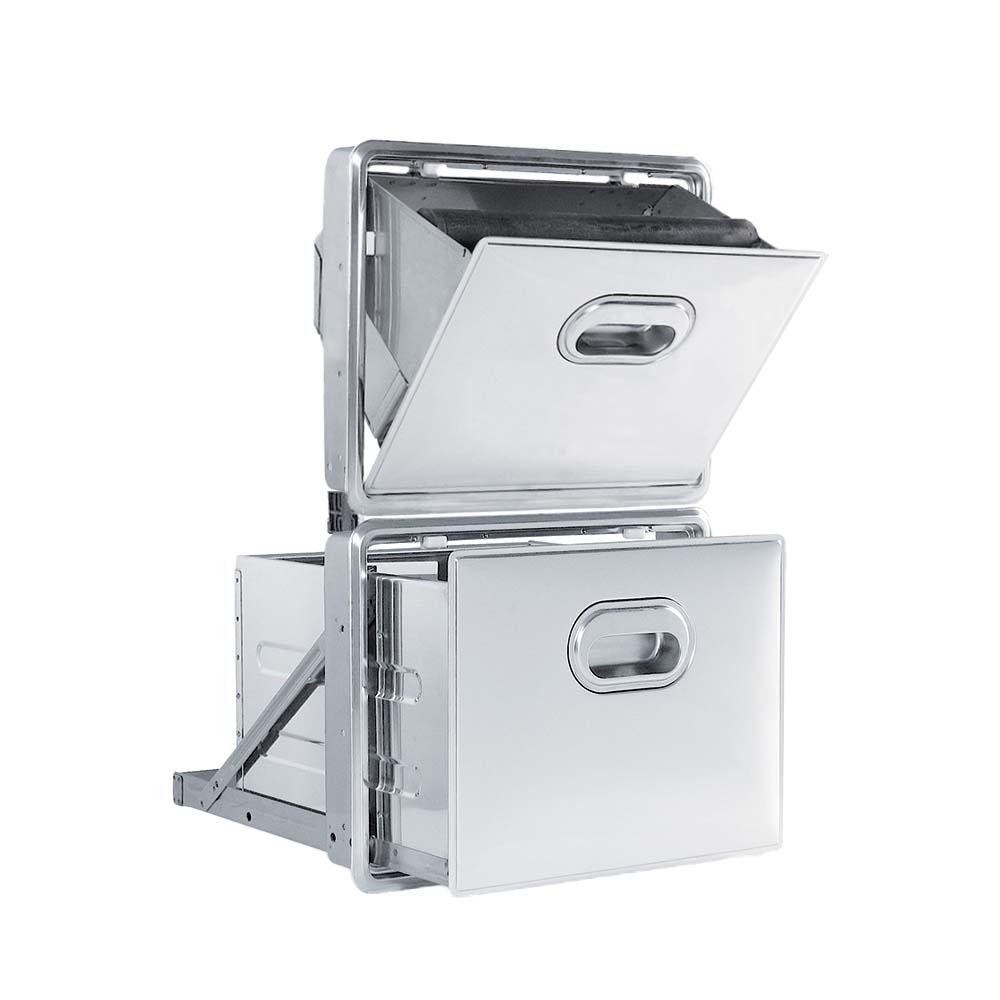 Priolinox chute kantelbak RVS inbouw