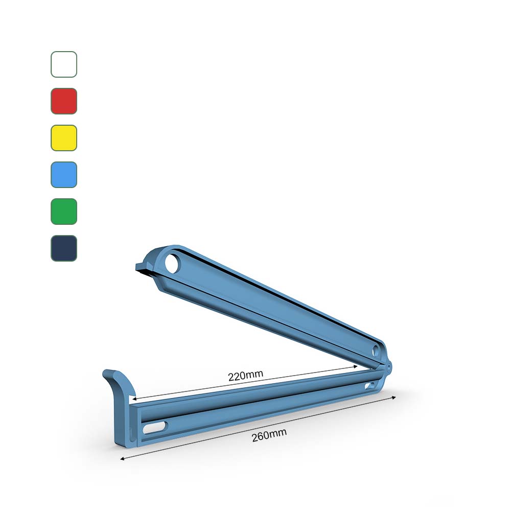 [1222004] WeLoc Professional PA 220 sluitklem (blauw)