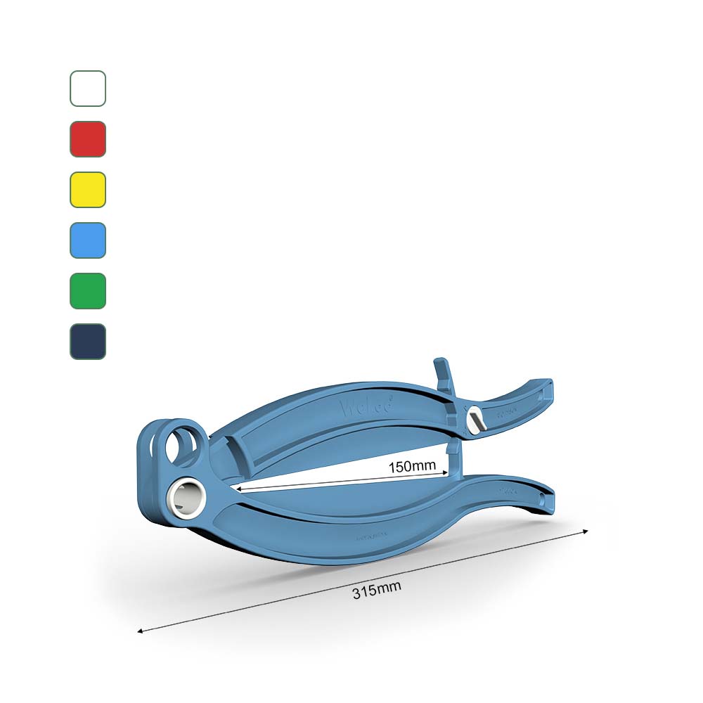 [1415004] WeLoc Gripper PA 150 sluitklem (blauw)