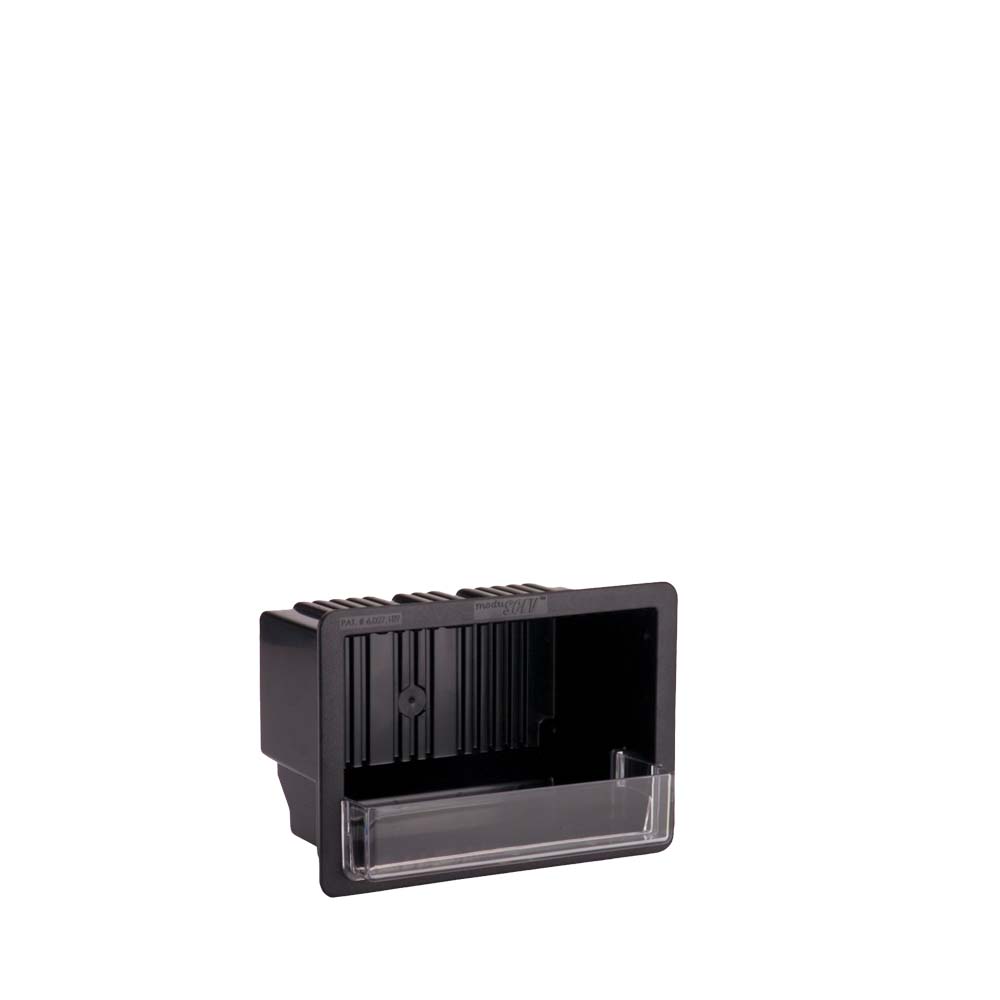 Organizer inbouw zwart